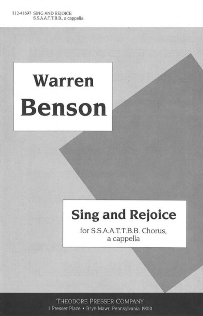 Sing and Rejoice